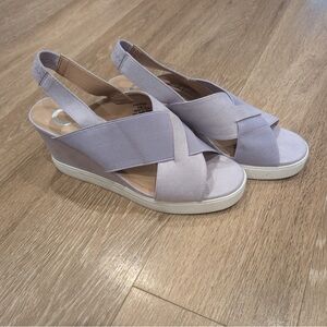 Journee Collection Lavender Wedge Sandals